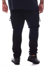 Load image into Gallery viewer, MAKOBI m1936 Shredded Jeans w/ Side Pockets (Black)