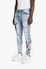 Load image into Gallery viewer, SMOKE RISE DOKKAEBI FASHION JEANS (MALIBU BLUE)