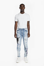 Load image into Gallery viewer, SMOKE RISE DOKKAEBI FASHION JEANS (MALIBU BLUE)