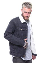 Load image into Gallery viewer, PARISH NATION RAIN MAKER DENIM SHERPA JACKET