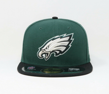 Load image into Gallery viewer, Philadelphia Eagles New Era 59FIFTY Fitted Hat - Midnight Green