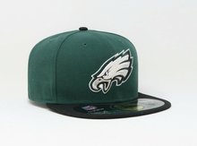Load image into Gallery viewer, Philadelphia Eagles New Era 59FIFTY Fitted Hat - Midnight Green