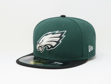 Load image into Gallery viewer, Philadelphia Eagles New Era 59FIFTY Fitted Hat - Midnight Green