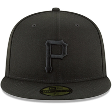 Load image into Gallery viewer, Pittsburgh Pirates New Era Primary Logo Basic 59FIFTY Fitted Hat - Black