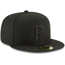 Load image into Gallery viewer, Pittsburgh Pirates New Era Primary Logo Basic 59FIFTY Fitted Hat - Black