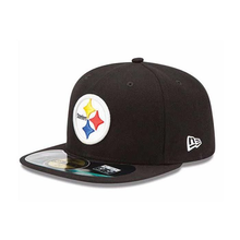 Load image into Gallery viewer, Pittsburgh Steelers New Era Coaches 59FIFTY Fitted Sideline Hat