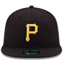 Load image into Gallery viewer, Pittsburgh Pirates New Era Game Authentic Collection 59FIFTY Fitted Hat - Black