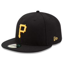 Load image into Gallery viewer, Pittsburgh Pirates New Era Game Authentic Collection 59FIFTY Fitted Hat - Black