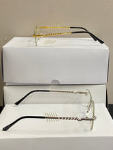 Load image into Gallery viewer, MEN SUNGLASSES (SERPENT RIMLESS/CLEAR)