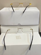 Load image into Gallery viewer, MEN SUNGLASSES (SERPENT RIMLESS/CLEAR)