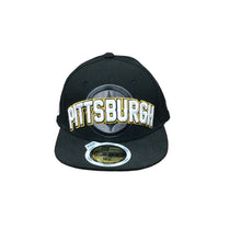 Load image into Gallery viewer, Pittsburgh Steelers New Era 59FIFTY Cap Hat Black Fitted NFL Steel City