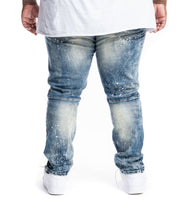 Load image into Gallery viewer, SMOKE RISE RIP &amp; REPAIR JEANS (SIERRA BLUE)