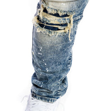 Load image into Gallery viewer, SMOKE RISE RIP &amp; REPAIR JEANS (SIERRA BLUE)