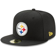 Load image into Gallery viewer, Pittsburgh Steelers New Era Omaha 59FIFTY Fitted Hat - Black