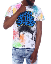 Load image into Gallery viewer, MEN CREATE 2MRW  KING OF THE STREET T-SHIRT
