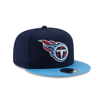 Load image into Gallery viewer, Tennessee Titans New Era 9FIFTY Snapback Hat - Navy/Light Blue