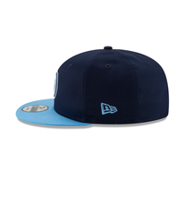 Load image into Gallery viewer, Tennessee Titans New Era 9FIFTY Snapback Hat - Navy/Light Blue