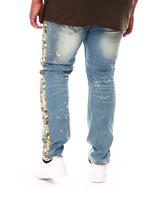 Load image into Gallery viewer, HUSTLE GANG WHISKEY THROTTLE JEAN (RIGBY WASH)