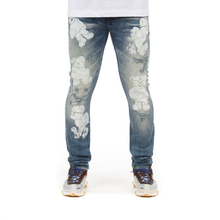 Load image into Gallery viewer, HUSTLE GANG WHOLE MOOD JEAN (FORTE WASH)