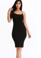 Load image into Gallery viewer, WOMEN'S Ribbed Bodycon Dress