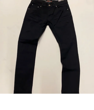 Load image into Gallery viewer, COPPER RIVET COATED BLACK STRAIGHT LEG JEAN