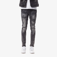 Load image into Gallery viewer, COPPER RIVET DARK GREY DESTRUCTION JEANS 933002