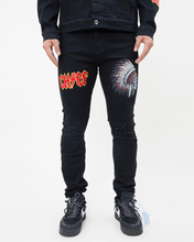 Load image into Gallery viewer, ETERNITY "Chief Patchwork" Denim Jean (Black)