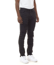 Load image into Gallery viewer, SMOKE RISE GOTHIC FASHION JEANS JET BLACK