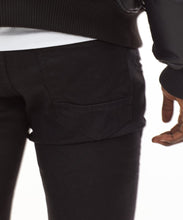 Load image into Gallery viewer, SMOKE RISE GOTHIC FASHION JEANS JET BLACK