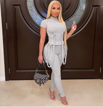 Load image into Gallery viewer, Women's 2pc Locomotive Style Set (Grey) IN STORES NOW !