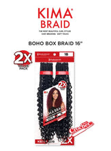 Load image into Gallery viewer, HARLEM 125 KIMA BOHO BOX BRAID 16 2x (KBX16)
