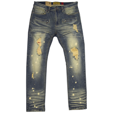 Load image into Gallery viewer, MAKOBI 1962 Shredded Biker Jeans (Vintage)