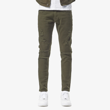 Load image into Gallery viewer, COPPER RIVET Olive Slim Fit Jeans