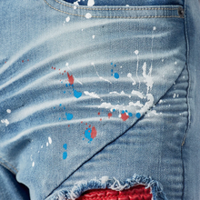 Load image into Gallery viewer, COPPER RIVET Quilted Slim Fit Jean