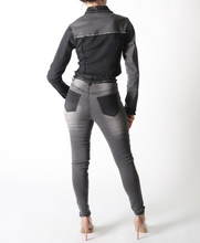 Load image into Gallery viewer, REDFOX COLOR BLOCK DENIM SET (BLACK) SD125/125P