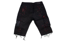 Load image into Gallery viewer, MEN TRENDIQUE DENIM SHORTS (PAINT SPLATTER)