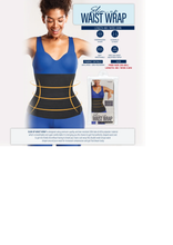 Load image into Gallery viewer, MAGIC COLLECTION SLIM UP WAIST WRAP (FREE SIZE, S-6XL)